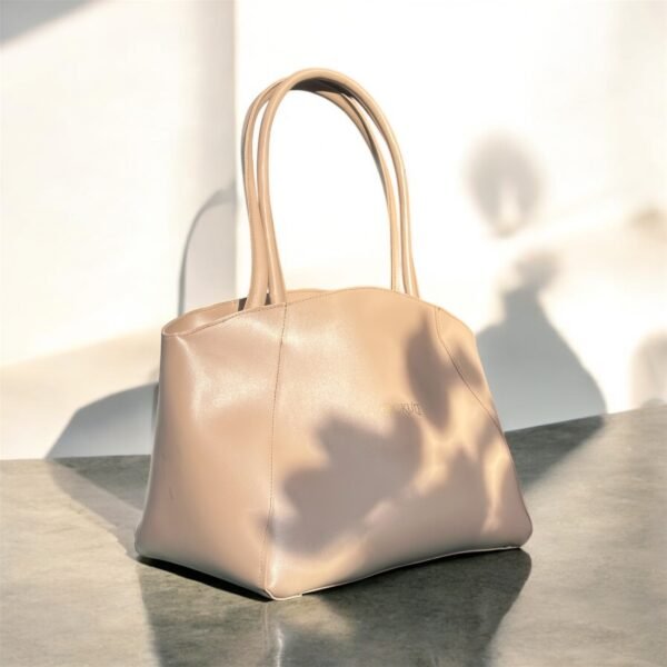 Beige Large Tote Bag